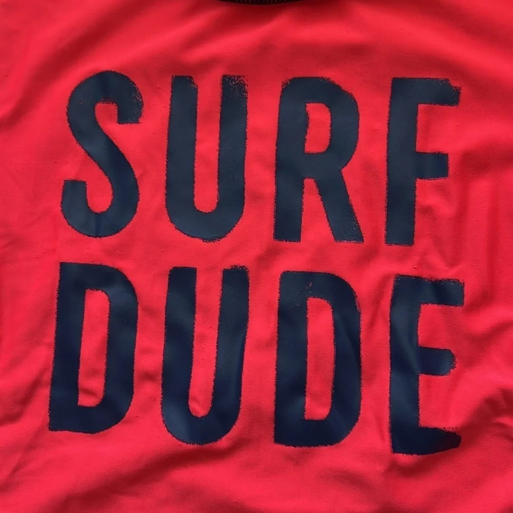 Carter's Surf Dude Red Rashguard